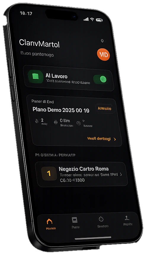App mobile LogiDev per autisti